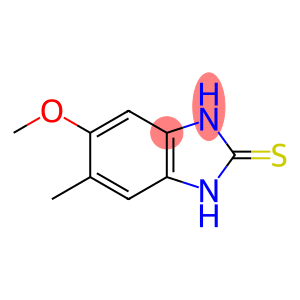 2H-Benzimidazole-2-thione,1,3-dihydro-5-methoxy-6-methyl-(9CI)