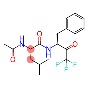 Pentanamide, 2-(acetylamino)-4-methyl-N-[(1S)-3,3,3-trifluoro-2-oxo-1-(phenylmethyl)propyl]-, (2S)-