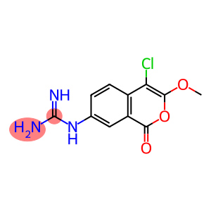 Guanidine, N-(4-chloro-3-methoxy-1-oxo-1H-2-benzopyran-7-yl)-