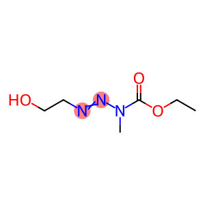 2-Triazene-1-carboxylic  acid,  3-(2-hydroxyethyl)-1-methyl-,  ethyl  ester