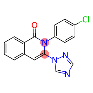 2-(4-Chlorophenyl)-3-(1H-1,2,4-triazol-1-yl)isoquinolin-1(2H)-one