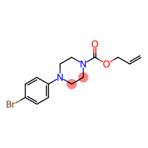 1-Piperazinecarboxylic acid, 4-(4-bromophenyl)-, 2-propen-1-yl ester