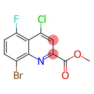 Methyl 8-bromo-4-chloro-5-fluoroquinoline-2-carboxylate