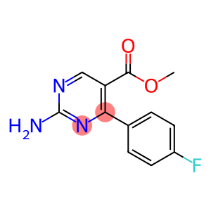 5-Pyrimidinecarboxylic acid, 2-amino-4-(4-fluorophenyl)-, methyl ester