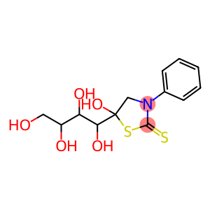 2-Thiazolidinethione, 5-hydroxy-3-phenyl-5-(1,2,3,4-tetrahydroxybutyl)-
