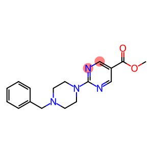 5-PyriMidinecarboxylic acid, 2-[4-(phenylMethyl)-1-piperazinyl]-, Methyl ester