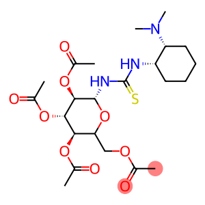 N-[(1S,2S)-2-(二甲基氨基)环己基]-N'-(2,3,4,6-四-O-乙酰基-Β-D-吡喃葡萄糖基)硫脲