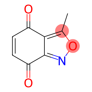 2,1-Benzisoxazole-4,7-dione, 3-methyl-