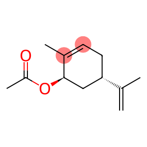 Acetic acid [1S,(-)]-2-methyl-5β-(1-methylethenyl)-2-cyclohexen-1α-yl ester