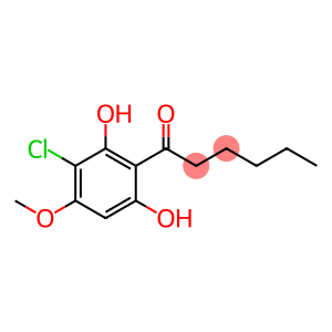 1-Hexanone, 1-(3-chloro-2,6-dihydroxy-4-methoxyphenyl)-