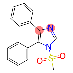 1H-Imidazole, 1-(methylsulfonyl)-4,5-diphenyl-