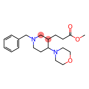 3-Piperidinepropanoic acid, 4-(4-morpholinyl)-1-(phenylmethyl)-, methyl ester