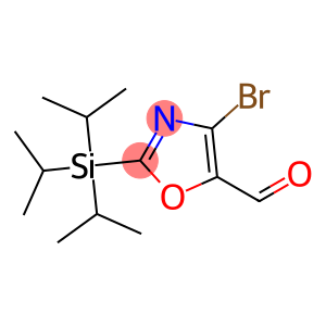 5-Oxazolecarboxaldehyde, 4-bromo-2-[tris(1-methylethyl)silyl]-