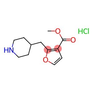 methyl 2-(piperidin-4-ylmethyl)furan-3-carboxylate hydrochloride