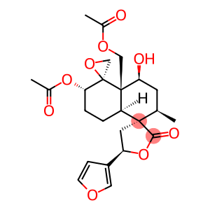 (2'R,3R,5S,5'R)-6'β-Acetoxy-4'aα-acetoxymethyl-5-(3-furanyl)-4'β-hydroxy-2'α-methyl-4,5-dihydrodispiro[furan-3(2H),1'-decalin-5',2''-oxiran]-2-one