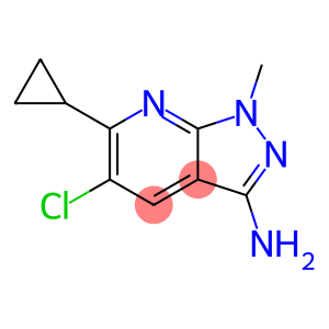 5-氯-6-环丙基-1-甲基-1H-吡唑并[3,4-b]吡啶-3-胺