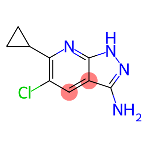 1H-Pyrazolo[3,4-b]pyridin-3-amine, 5-chloro-6-cyclopropyl-