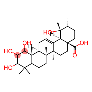 1,2,3,19-Tetrahydroxy-12-ursen-28-oic acid