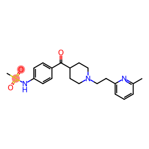 Methanesulfonamide, N-[4-[[1-[2-(6-methyl-2-pyridinyl)ethyl]-4-piperidinyl]carbonyl]phenyl]-