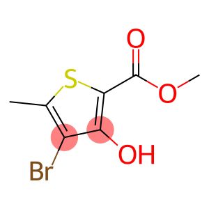 2-Thiophenecarboxylic acid, 4-bromo-3-hydroxy-5-methyl-, methyl ester