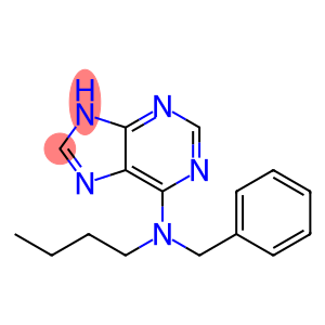 9H-Purin-6-amine, N-butyl-N-(phenylmethyl)-