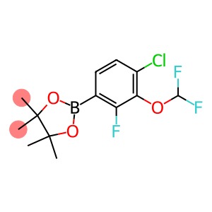 2-[4-Chloro-3-(difluoromethoxy)-2-fluorophenyl]-4,4,5,5-tetramethyl-1,3,2-dio...