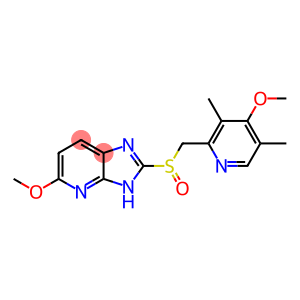 5-Methoxy-2-{[(4-methoxy-3,5-dimethylpyridin-2-yl)methyl]sulfinyl}-1H-imidazo[4,5-b]pyridin