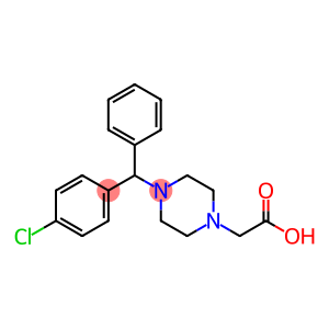 2-(4-((4-chlorophenyl)(phenyl)methyl)piperazin-1-yl)acetic acid