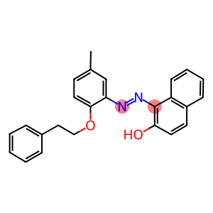 1-{[5-methyl-2-(2-phenylethoxy)phenyl]diazenyl}-2-naphthol