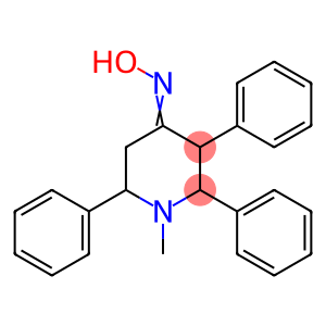 4-Piperidinone, 1-methyl-2,3,6-triphenyl-, oxime