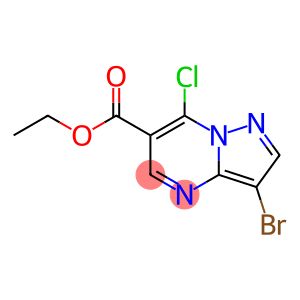 Ethyl 3-bromo-7-chloropyrazolo-[1,5-a]pyrimidine-6-carboxylate