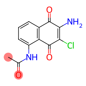 Acetamide,  N-(6-amino-7-chloro-5,8-dihydro-5,8-dioxo-1-naphthalenyl)-