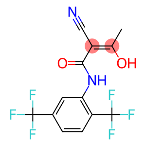 (Z)-N-[2,5-bis(trifluoromethyl)phenyl]-2-cyano-3-hydroxybut-2-enamide