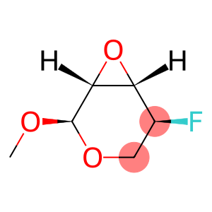 alpha-L-Lyxopyranoside, methyl 2,3-anhydro-4-deoxy-4-fluoro- (9CI)