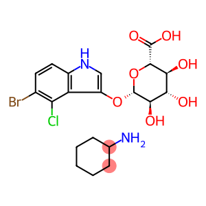 5-溴-4-氯-3-吲哚基-BETA-D-葡糖苷酸环己胺盐水合物