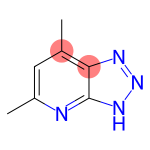 v-Triazolo[4,5-b]pyridine, 5,7-dimethyl- (6CI)