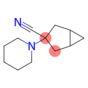 Bicyclo[3.1.0]hexane-3-carbonitrile, 3-(1-piperidinyl)- (9CI)