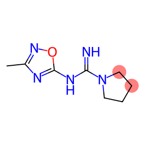 N-(3-Methyl-1,2,4-oxadiazol-5-yl)-1-pyrrolidinecarboximidamide