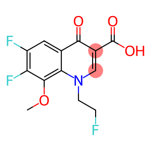 3-Quinolinecarboxylic acid, 6,7-difluoro-1-(2-fluoroethyl)-1,4-dihydro-8-methoxy-4-oxo-