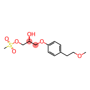 1,2-Propanediol, 3-[4-(2-methoxyethyl)phenoxy]-, 1-methanesulfonate, (R)- (9CI)