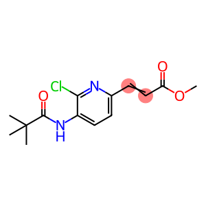 (E)-3-(6-氯-5-新戊酰胺吡啶-2-基)丙烯酸甲酯