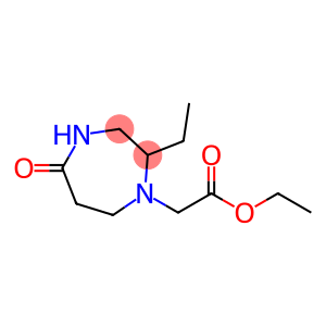 ethyl (2-ethyl-5-oxo-1,4-diazepan-1-yl)acetate