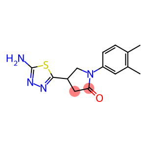 2-pyrrolidinone, 4-(5-amino-1,3,4-thiadiazol-2-yl)-1-(3,4-