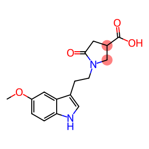 3-pyrrolidinecarboxylic acid, 1-[2-(5-methoxy-1H-indol-3-y