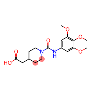 (1-{[(3,4,5-trimethoxyphenyl)amino]carbonyl}piperidin-4-yl)acetic acid