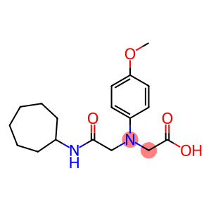 [[2-(cycloheptylamino)-2-oxoethyl](4-methoxyphenyl)amino]acetic acid