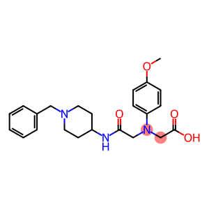 Glycine, N-(4-methoxyphenyl)-N-[2-oxo-2-[[1-(phenylmethyl)-4-piperidinyl]amino]ethyl]-