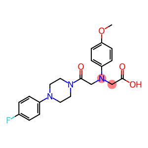 [{2-[4-(4-fluorophenyl)piperazin-1-yl]-2-oxoethyl}(4-methoxyphenyl)amino]acetic acid