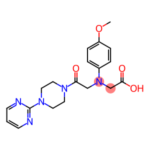 {(4-甲氧基苯基)[2-羰基-2-(4-嘧啶-2-基哌嗪-1-基)乙基]胺}乙酸