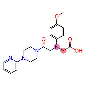 {(4-methoxyphenyl)[2-oxo-2-(4-pyridin-2-ylpiperazin-1-yl)ethyl]amino}acetic acid